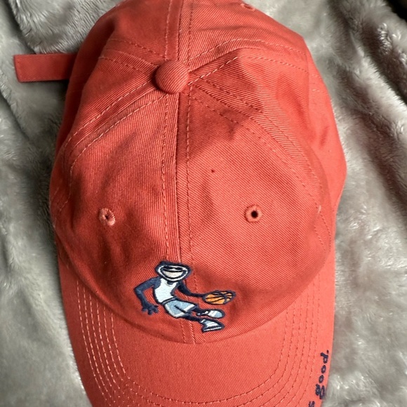 Life Is Good Basketball Jake Relaxed Fit Adjustable Strap Back OSFM Dad Hat Cap - Picture 4 of 8